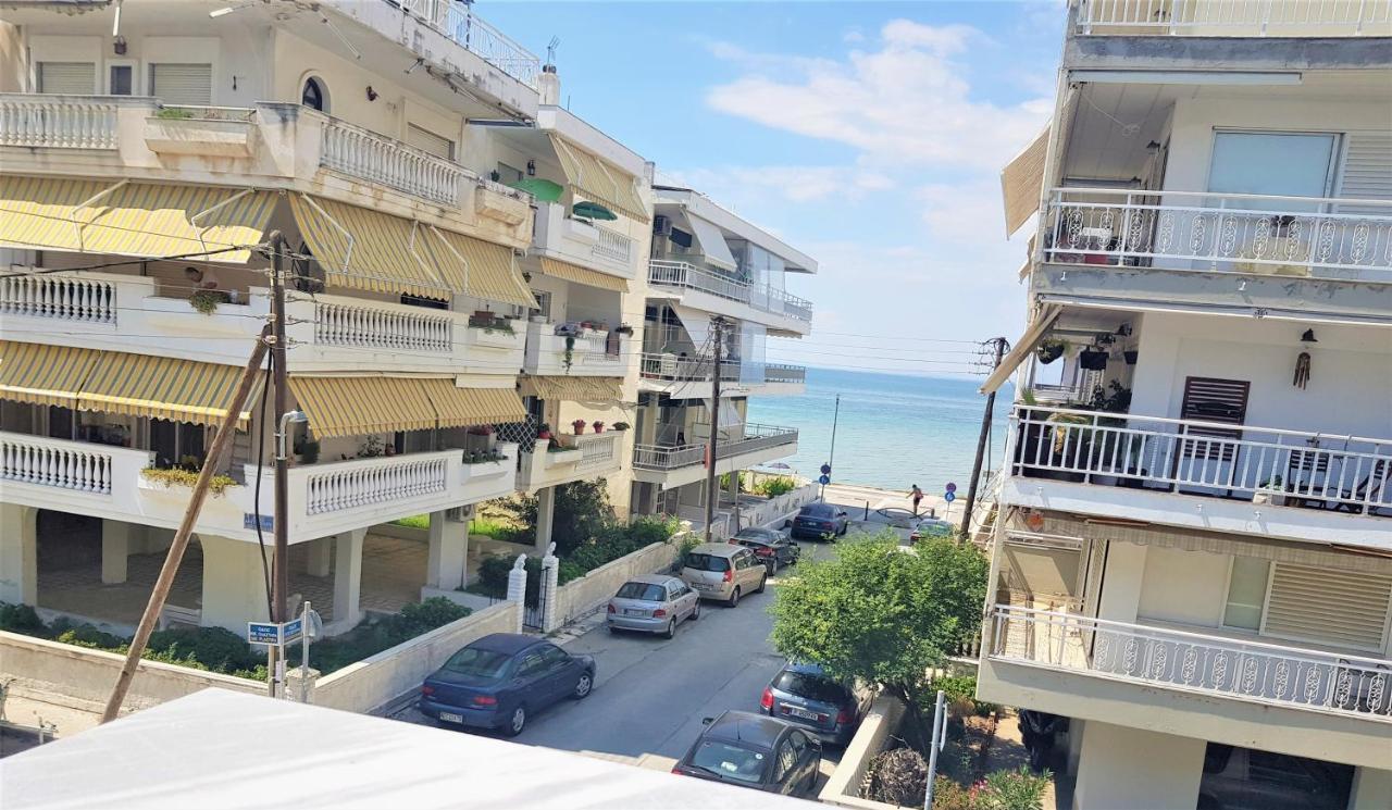 Perea Beach And Sea View Apartment Peraía Kültér fotó